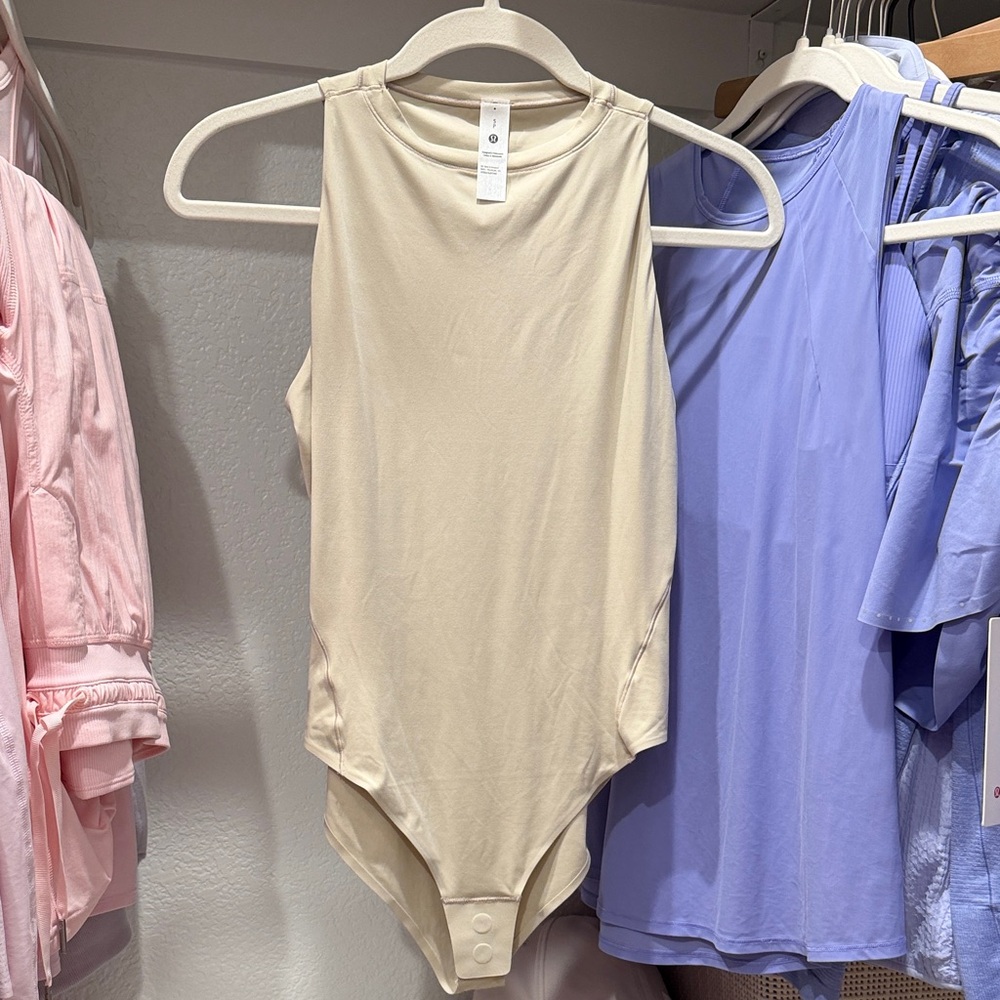 Lululemon Beige Bodysuit Tank